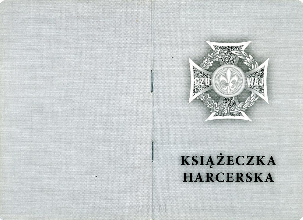 KKE 3275-1.jpg - Książeczka Harcerska " Honorowa", Jana Rutkowskiego, Olsztyn 2005 r.